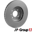 Jeu de 2 disques de frein avant JP GROUP 5963100100 - Visuel 2