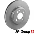 Jeu de 2 disques de frein avant JP GROUP 6063100400 - Visuel 1