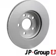 Jeu de 2 disques de frein avant JP GROUP 6063100500 - Visuel 2