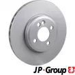 Jeu de 2 disques de frein avant JP GROUP 6063100600 - Visuel 1