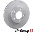 Jeu de 2 disques de frein avant JP GROUP 6063100700 - Visuel 1