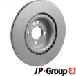 Jeu de 2 disques de frein avant JP GROUP 6063100800 - Visuel 2