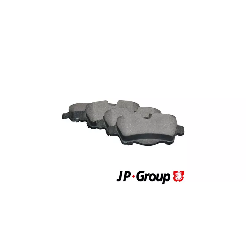 Jeu de 4 plaquettes de frein arrière JP GROUP 6063700210