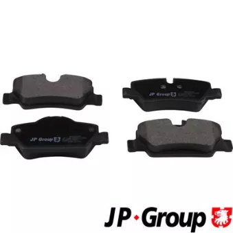 Jeu de 4 plaquettes de frein arrière JP GROUP 6063700310