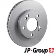 Jeu de 2 disques de frein avant JP GROUP 6263100100 - Visuel 1