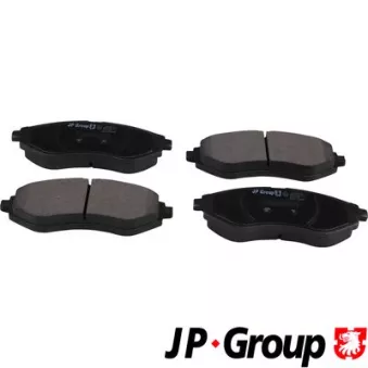 Jeu de 4 plaquettes de frein avant JP GROUP 6363603210