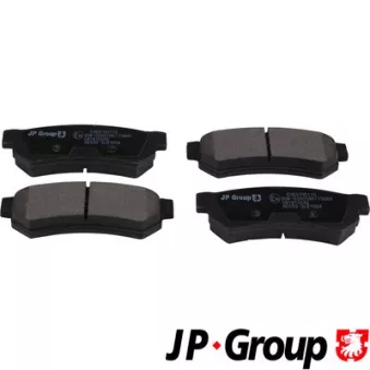 Jeu de 4 plaquettes de frein arrière JP GROUP 6363700110