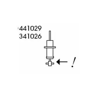 Jeu de 2 amortisseurs arrière KYB 441029