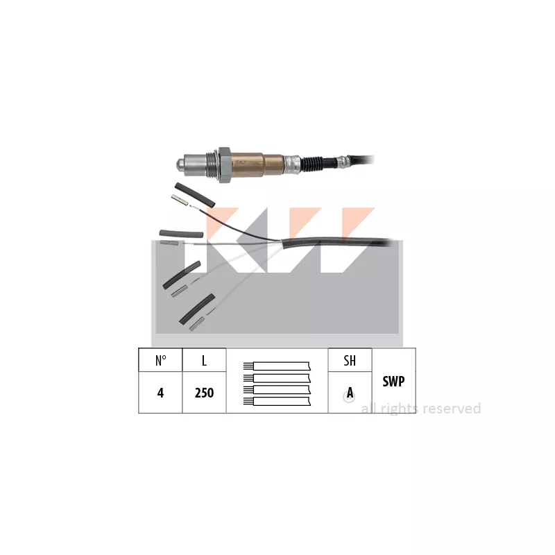 Sonde lambda KW 498 235