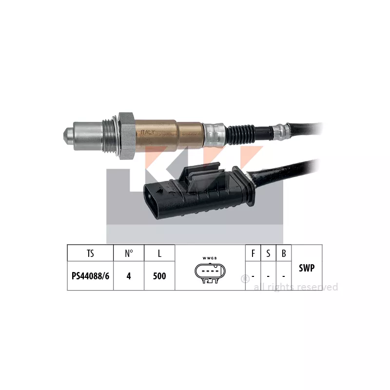 Sonde lambda KW 498 496