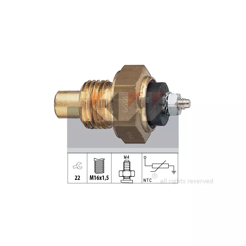 Capteur, température d'huile KW 530 099