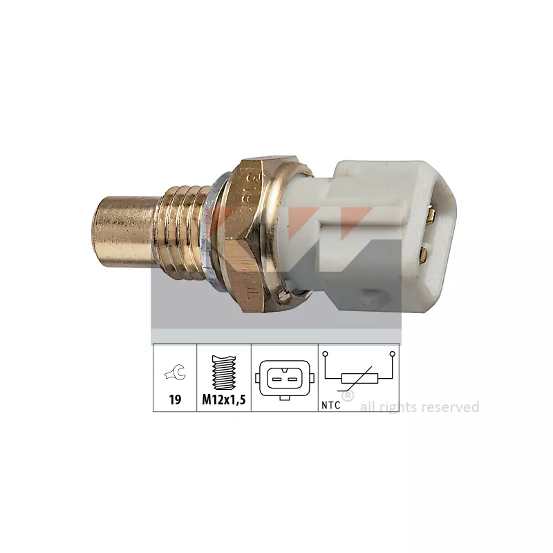 Capteur, température d'huile KW 530 191