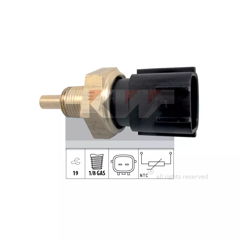 Capteur, température d'huile KW 530 358