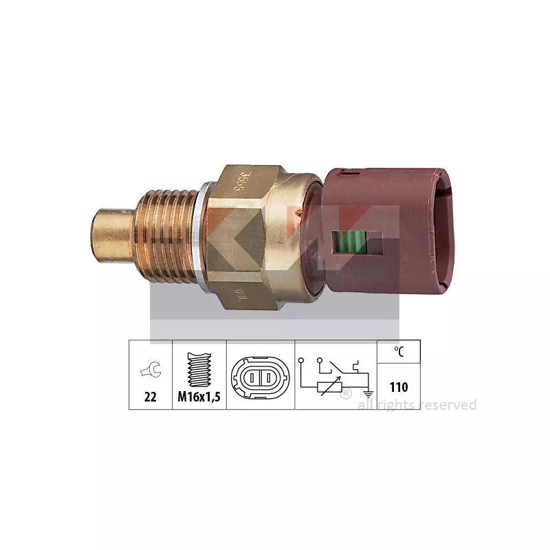 Sonde de température, liquide de refroidissement KW 530 555