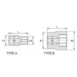 Douille 6 pans 1/4" TOPTUL BAEA0804 - Visuel 3