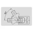 Cardan de douille 1/4" TOPTUL CAHA0840 - Visuel 3