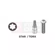 Embout Torx sur douille 1/2" TOPTUL BCFA1645 - Visuel 3