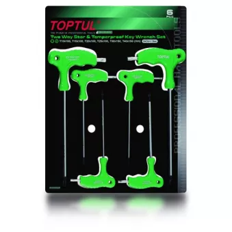 Jeu de clés mâles TORX TOPTUL