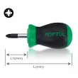 Tournevis Pozidriv PZ TOPTUL FCBB0203 - Visuel 2