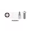 Embout Pozidriv PZ sur douille 3/8" TOPTUL BCBA12P1 - Visuel 3