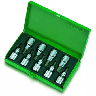 Jeu d'embouts sur douilles 1/2" TOPTUL GAAD0903