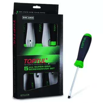 Jeu de tournevis plats TOPTUL GAAE0503