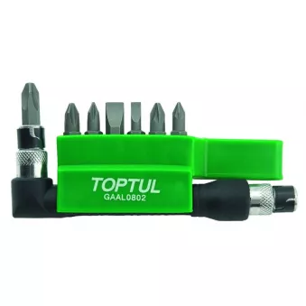 Jeu d'embouts de tournevis 1/4" TOPTUL GAAL0802
