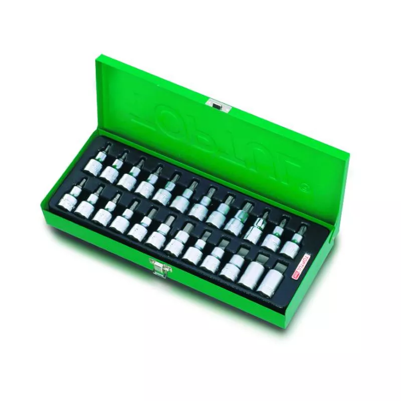 Jeu d'embouts sur douilles 1/2" TOPTUL GAAD2402