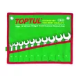 Jeu de clés mixtes TOPTUL GAAA1002 - Visuel 1