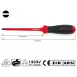 Tournevis plat TOPTUL FAEB0308 - Visuel 2