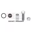 Douille 3/8" 12 pans TOPTUL BAEF1212 - Visuel 3