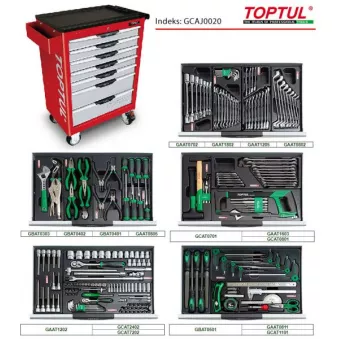 Servante avec outils TOPTUL GCAJ0020