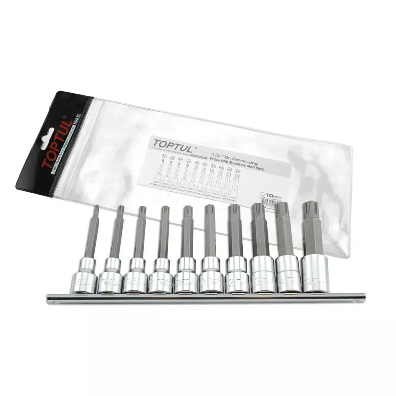 Jeu d'embouts sur douilles 1/2" TOPTUL GAAG1003
