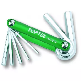 Jeu de clés mâles HEX TOPTUL AGFH0701