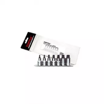Jeu d'embouts sur douilles 1/2" TOPTUL GAAG0703