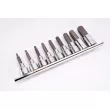 Jeu d'embouts sur douilles 1/2" TOPTUL GAAG0902 - Visuel 1