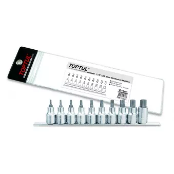 Jeu d'embouts sur douilles 1/2" TOPTUL GAAG1006