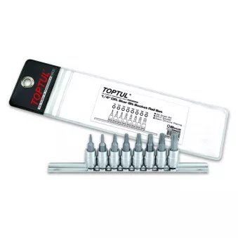 Jeu d'embouts sur douilles 1/4" TOPTUL GAAG0808