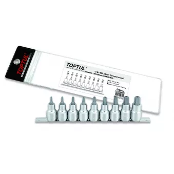 Jeu d'embouts sur douilles 1/2" TOPTUL