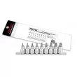 Jeu d'embouts sur douilles 1/2" TOPTUL GAAG0904 - Visuel 2