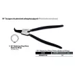 Pince circlip TOPTUL DCAA1212 - Visuel 2