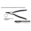 Pince circlip TOPTUL DCAB1212 - Visuel 2