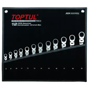 Un jeu de clés mixtes TOPTUL GPAQ1204