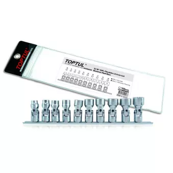 Jeu de douilles 3/8" TOPTUL GAAG1004