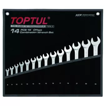 Un jeu de clés mixtes TOPTUL GPAB1404