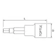 Embout BTR sur douille 1/2" TOPTUL BCTA1605 - Visuel 3