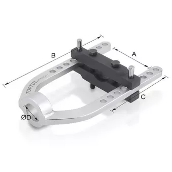 Extracteur de joint homocinétique TOPTUL JEAX0101
