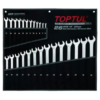 Un jeu de clés mixtes TOPTUL GPAA2602