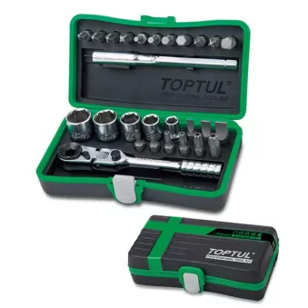 Jeu d'outils 1/4" TOPTUL GADW2701