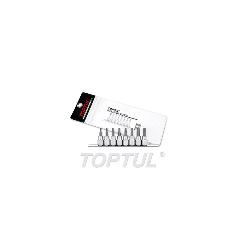 Jeu d'embouts sur douilles 3/8" TOPTUL GAAG0804